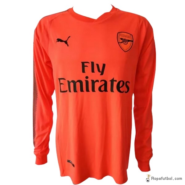 Camiseta Entrenamiento Arsenal ML 2017/18 Naranja
